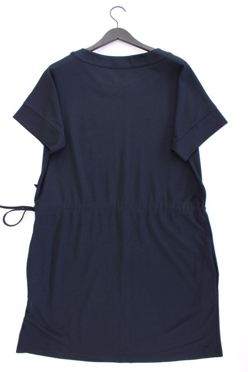 STRANDFEIN Kurzarmkleid Gr. 46 neuwertig blau aus Viskose