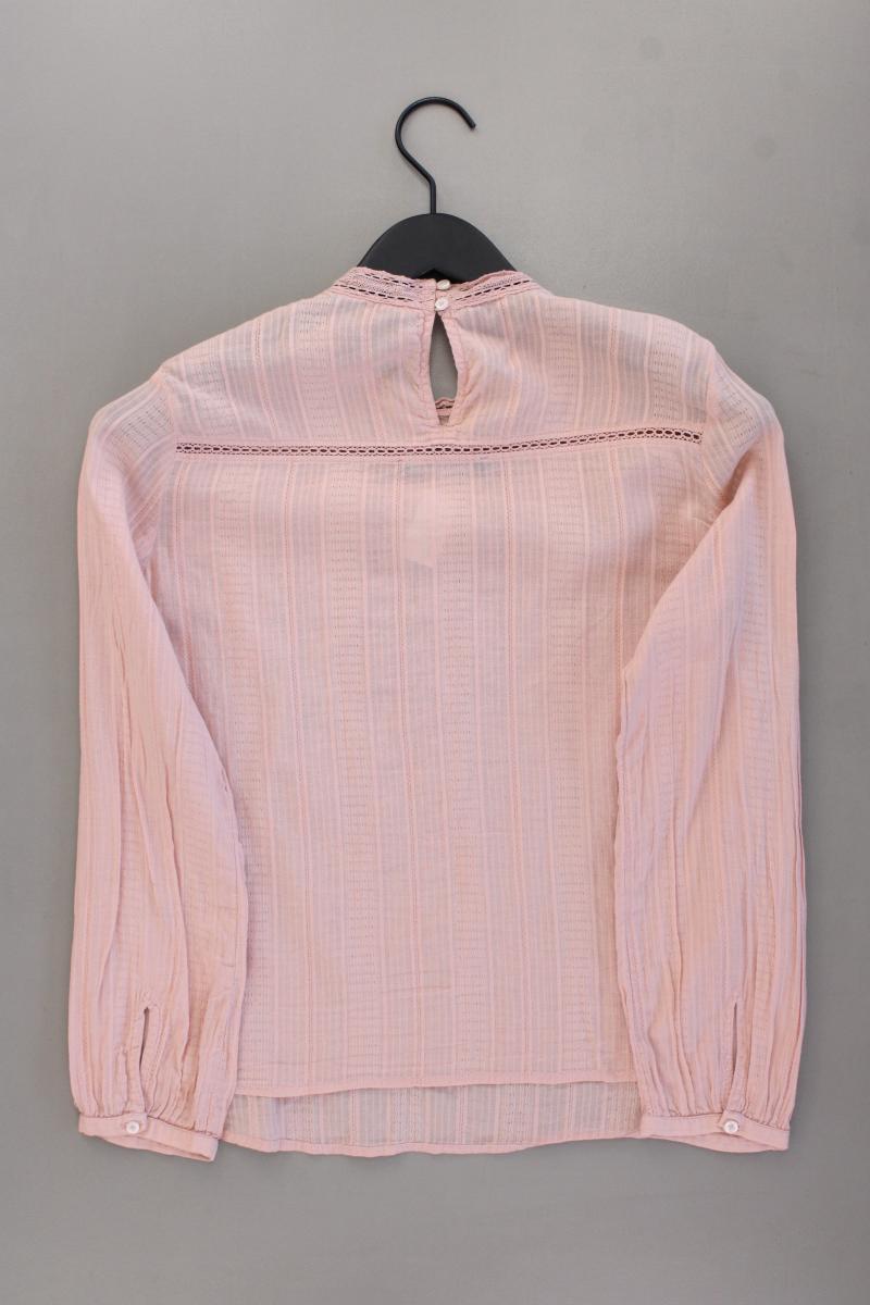Abercrombie & Fitch Langarmbluse Gr. XS rosa aus Baumwolle