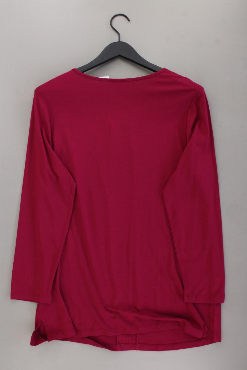 VA Milano Longsleeve-Shirt Gr. 44 neuwertig Langarm lila aus Viskose