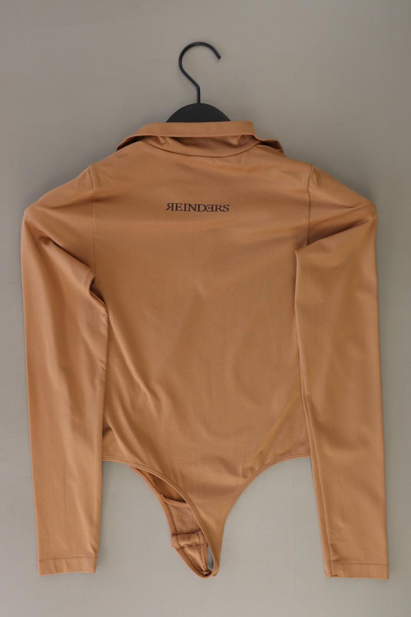Reinders Shirtbody Gr. XS Langarm braun