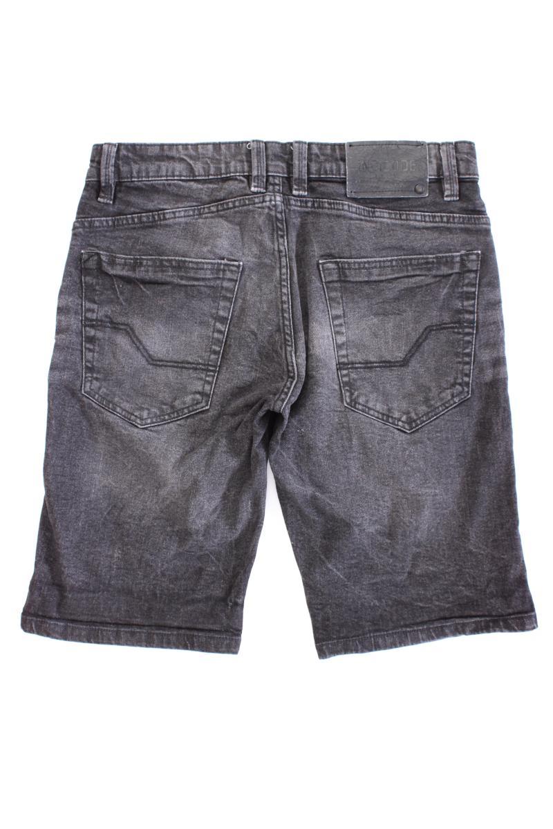 Indicode Jeansshorts für Herren Gr. M grau aus Baumwolle