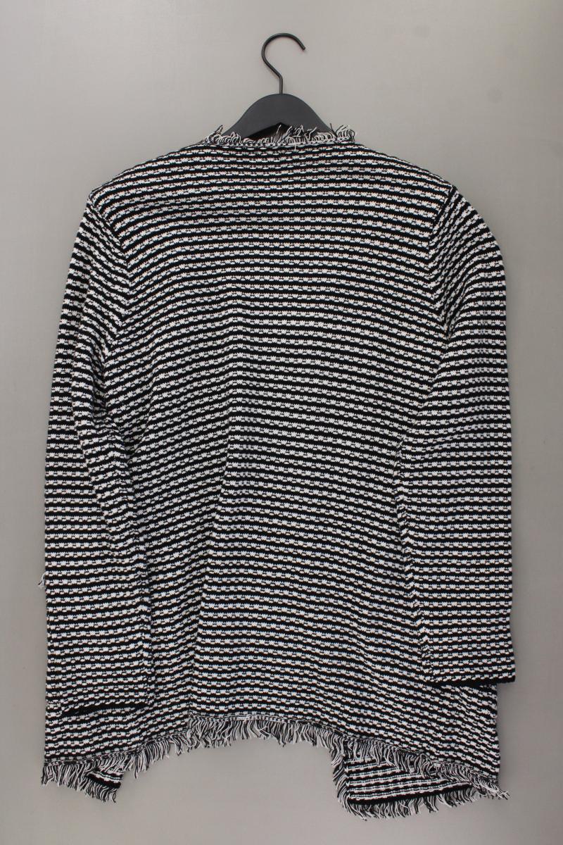 VA Milano Strickjacke Gr. 46 Langarm grau aus Baumwolle