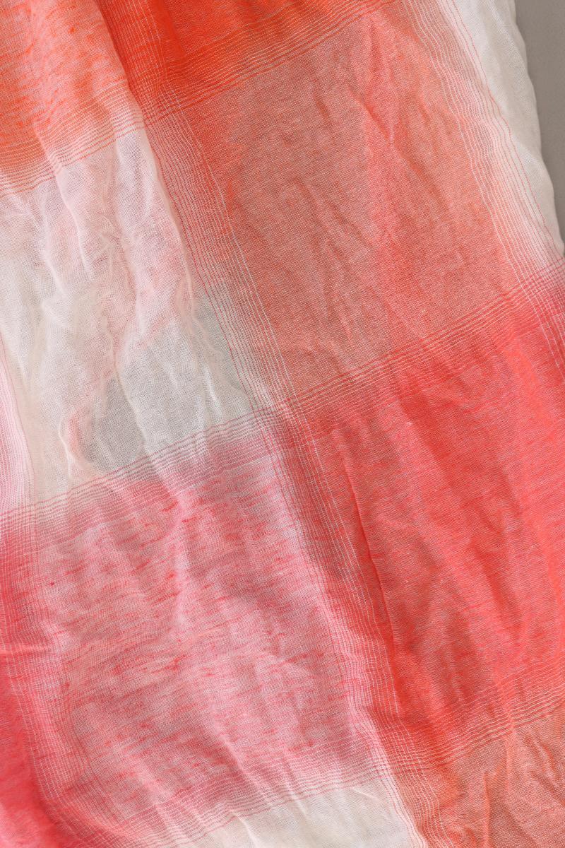Tuch kariert orange