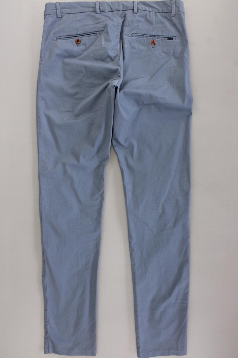 Scotch & Soda Chinohose für Herren Gr. W33/L34 Modell Mott blau aus Baumwolle