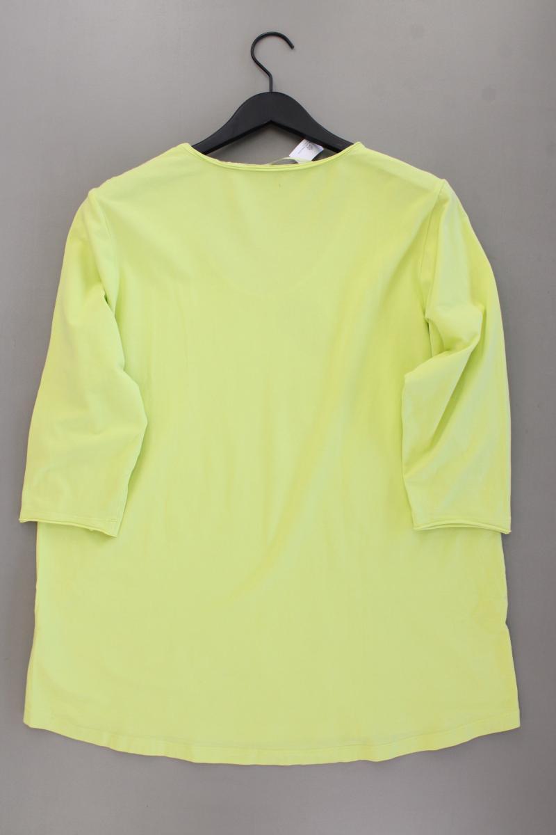 Samoon by Gerry Weber Classic Shirt Gr. 48 3/4 Ärmel mit Pailletten gelb