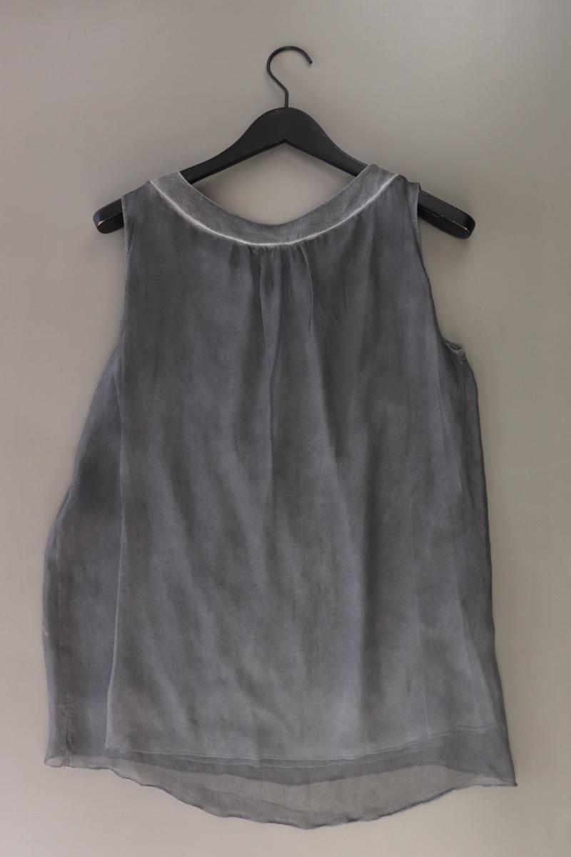 Qiero! Ärmellose Bluse Gr. 38 grau aus Polyester