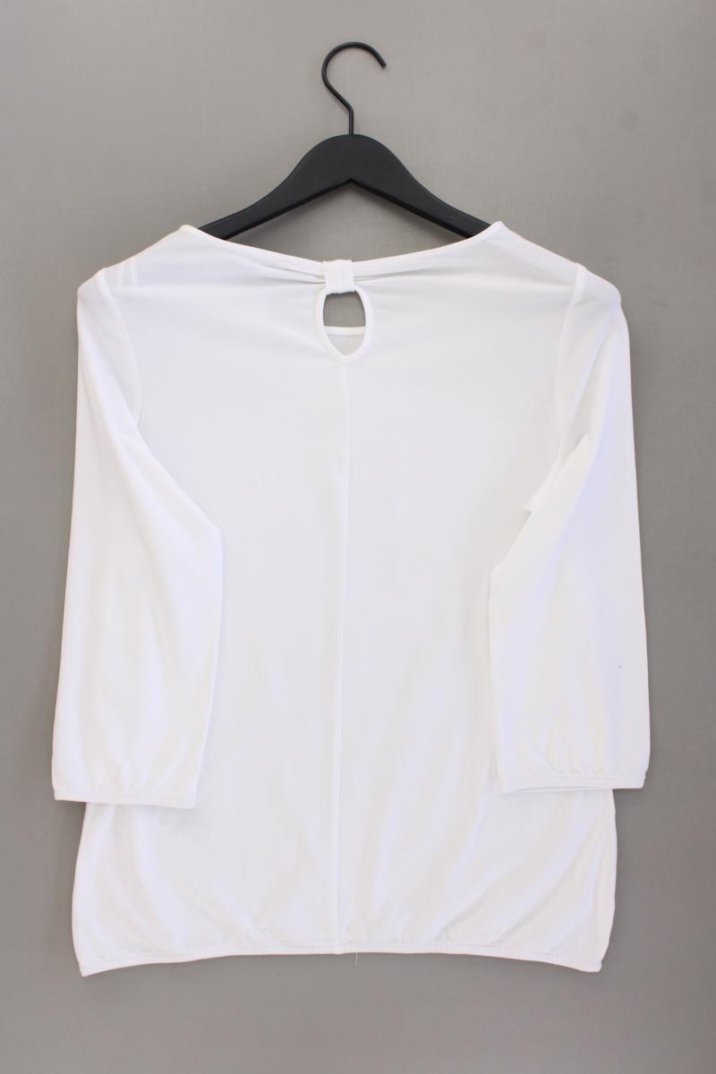 comma, Classic Shirt Gr. 40 neuwertig 3/4 Ärmel weiß aus Baumwolle
