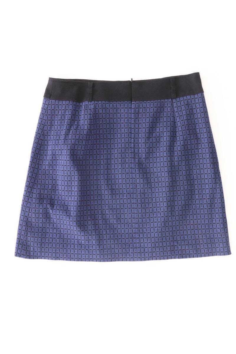 Gerry Weber Rock Gr. 40 geometrisches Muster blau aus Polyester