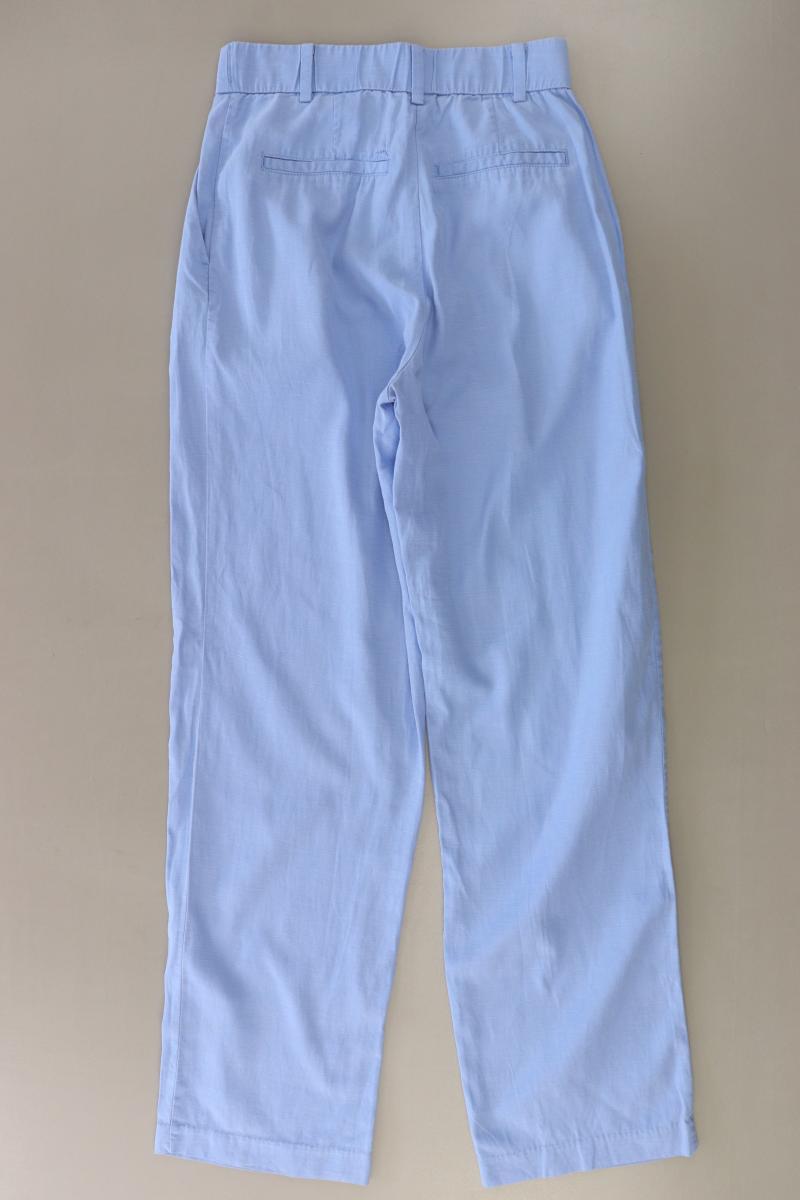 H&M Stoffhose Gr. 36 blau aus Lyocell
