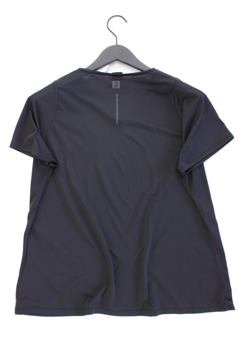 Decathlon Sportshirt Gr. 50 Kurzarm schwarz aus Polyester