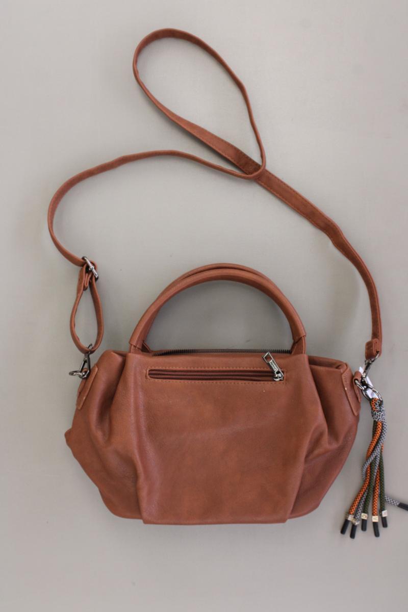 Henkeltasche neuwertig braun aus Kunstleder