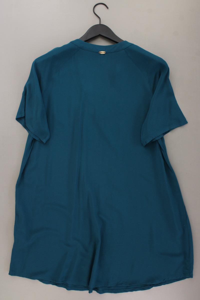 PALMERS Tunikakleid Gr. OneSize neuwertig Kurzarm blau aus Viskose