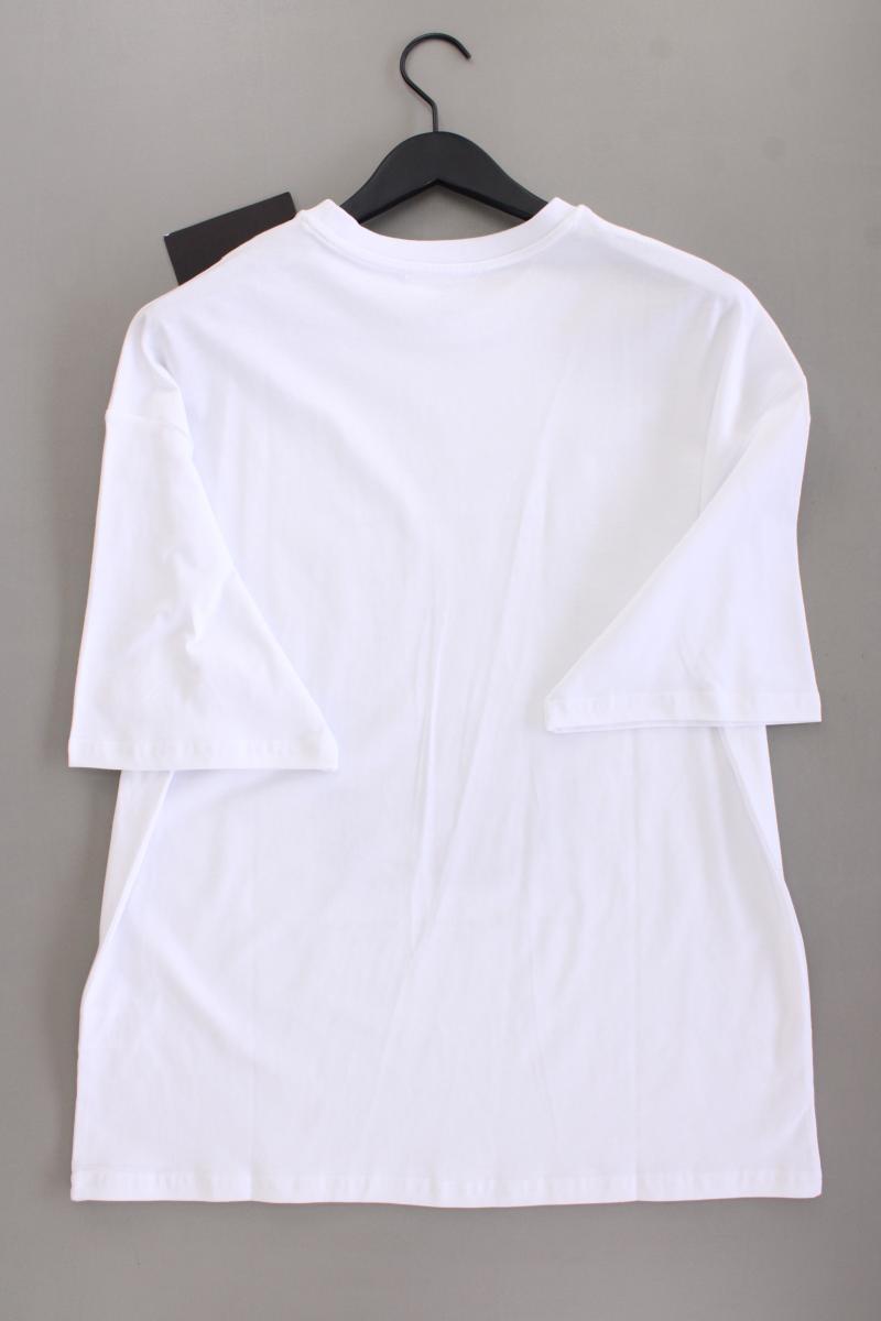 Printshirt für Herren Gr. XL neu mit Etikett Kurzarm weiß aus Baumwolle