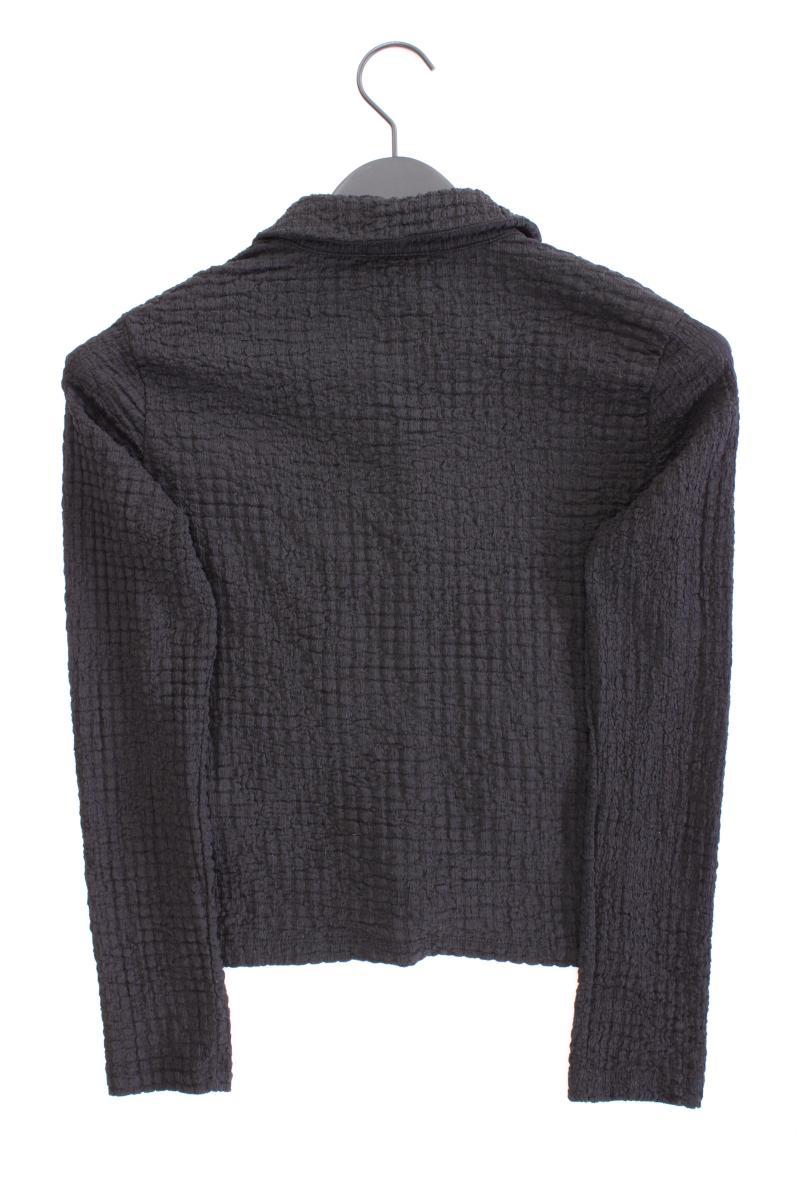 Stradivarius Langarmbluse Gr. L schwarz aus Polyester