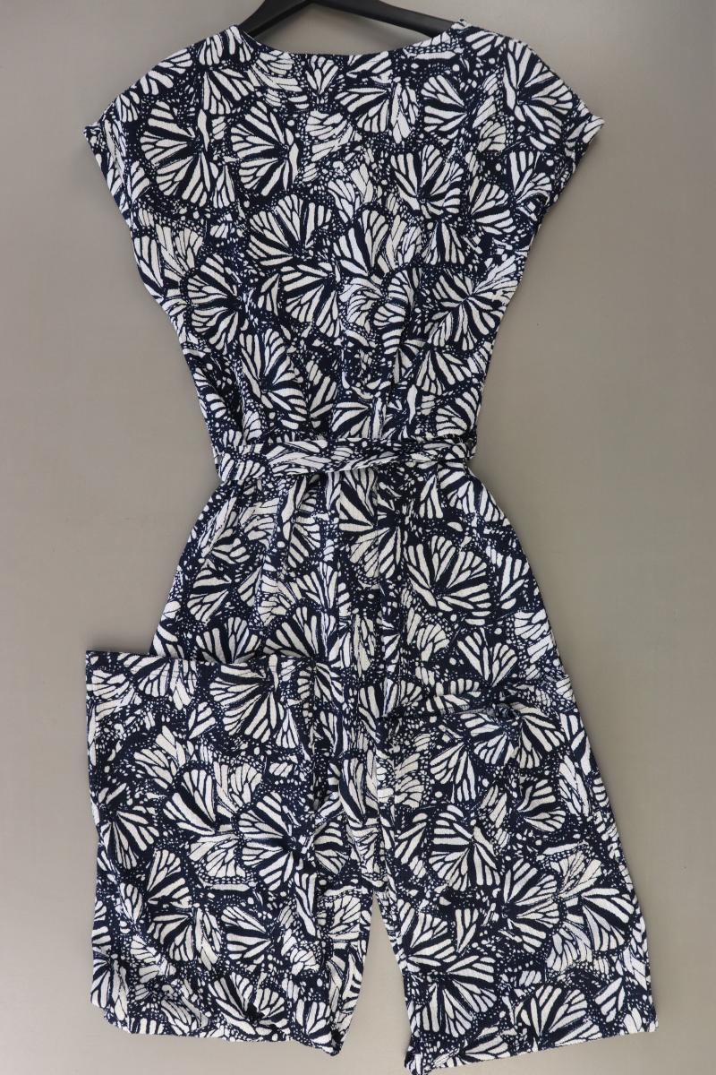 Zabaione Langer Jumpsuit Gr. L mit Blumenmuster blau