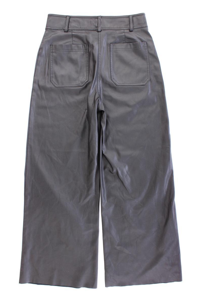 Koton Kunstlederhose Gr. 36 neuwertig schwarz aus Polyester