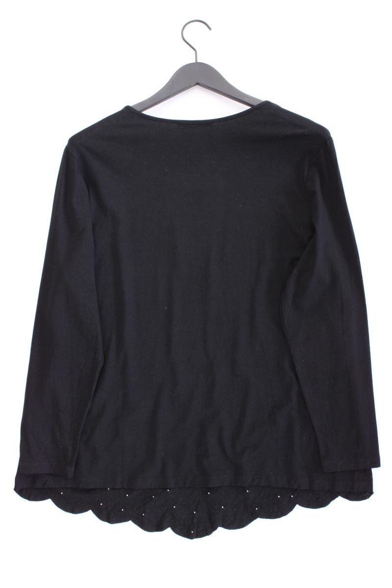 Couture Line Longsleeve-Shirt Gr. 50 Langarm schwarz aus Viskose