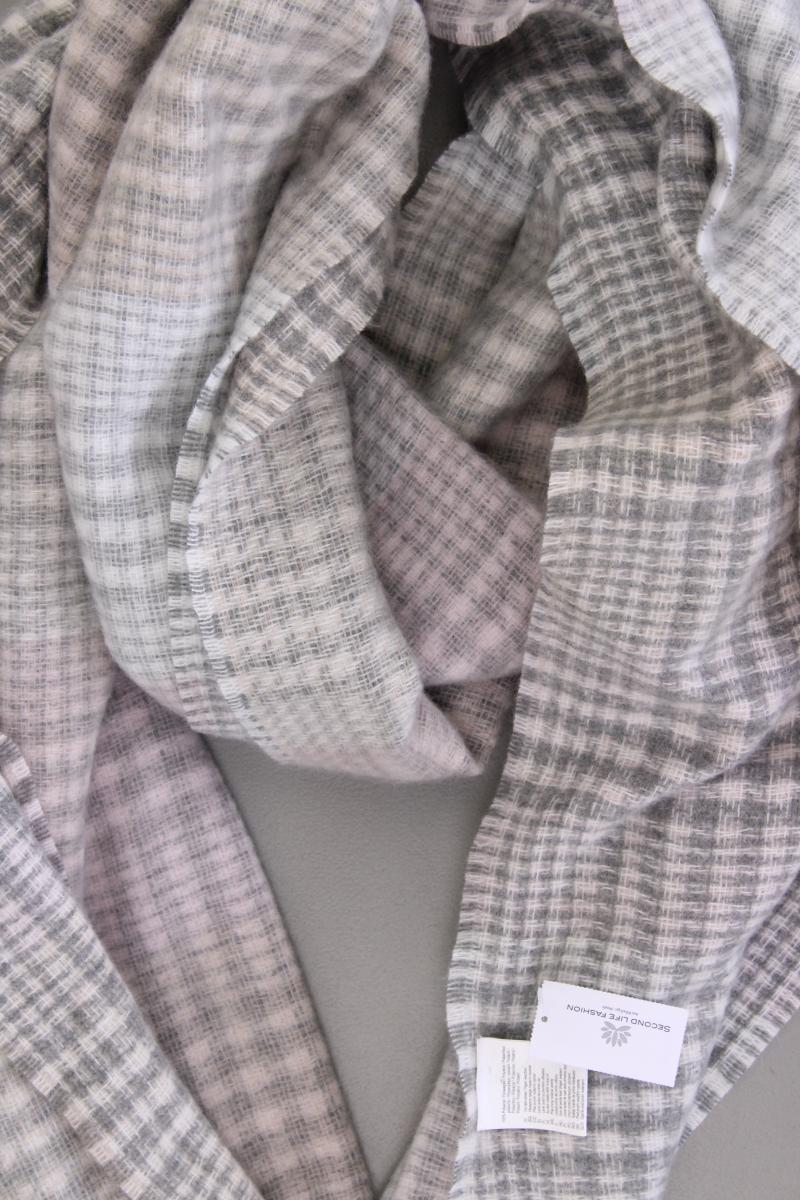 Schal grau aus Polyacryl