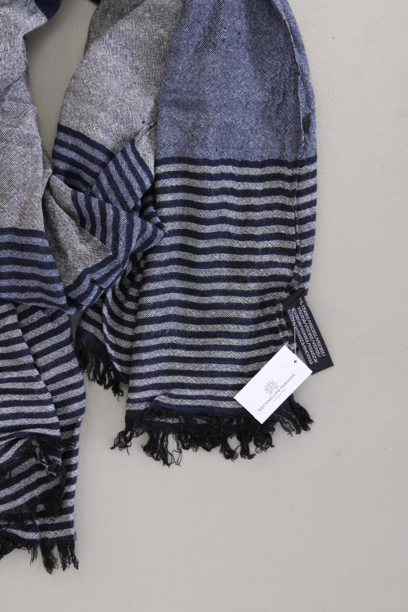Schal für Herren blau aus Viskose