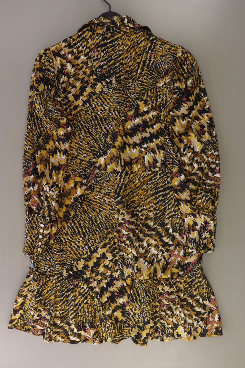 Langarmkleid Gr. M mehrfarbig