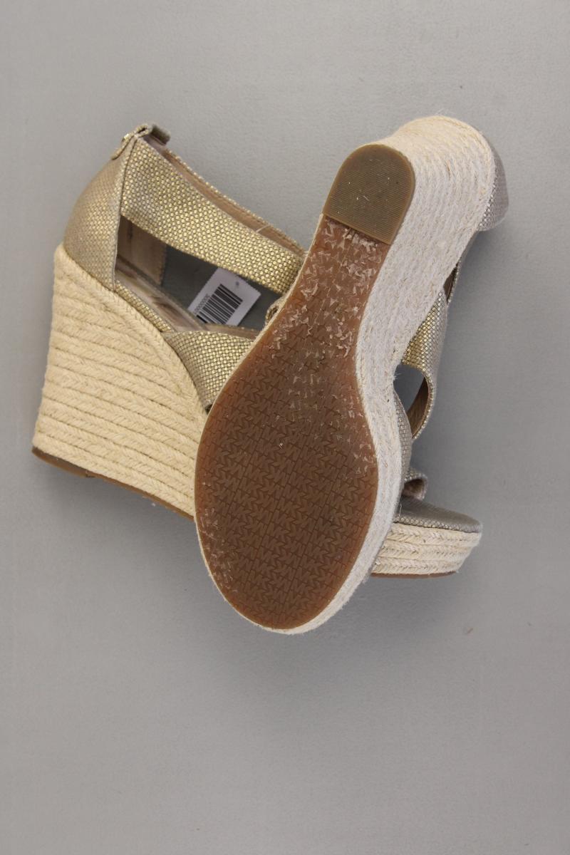 Michael Kors Sandaletten mit Keilabsatz Gr. 40 gold