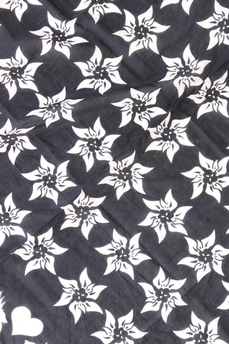 Tuch mit Blumenmuster blau