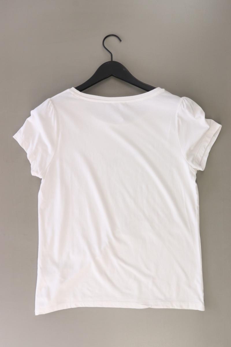 More&More Printshirt Gr. 40 Kurzarm weiß aus Baumwolle