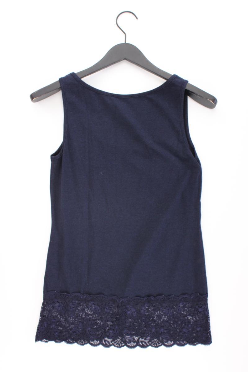 comma, Trägertop Gr. 38 blau aus Baumwolle