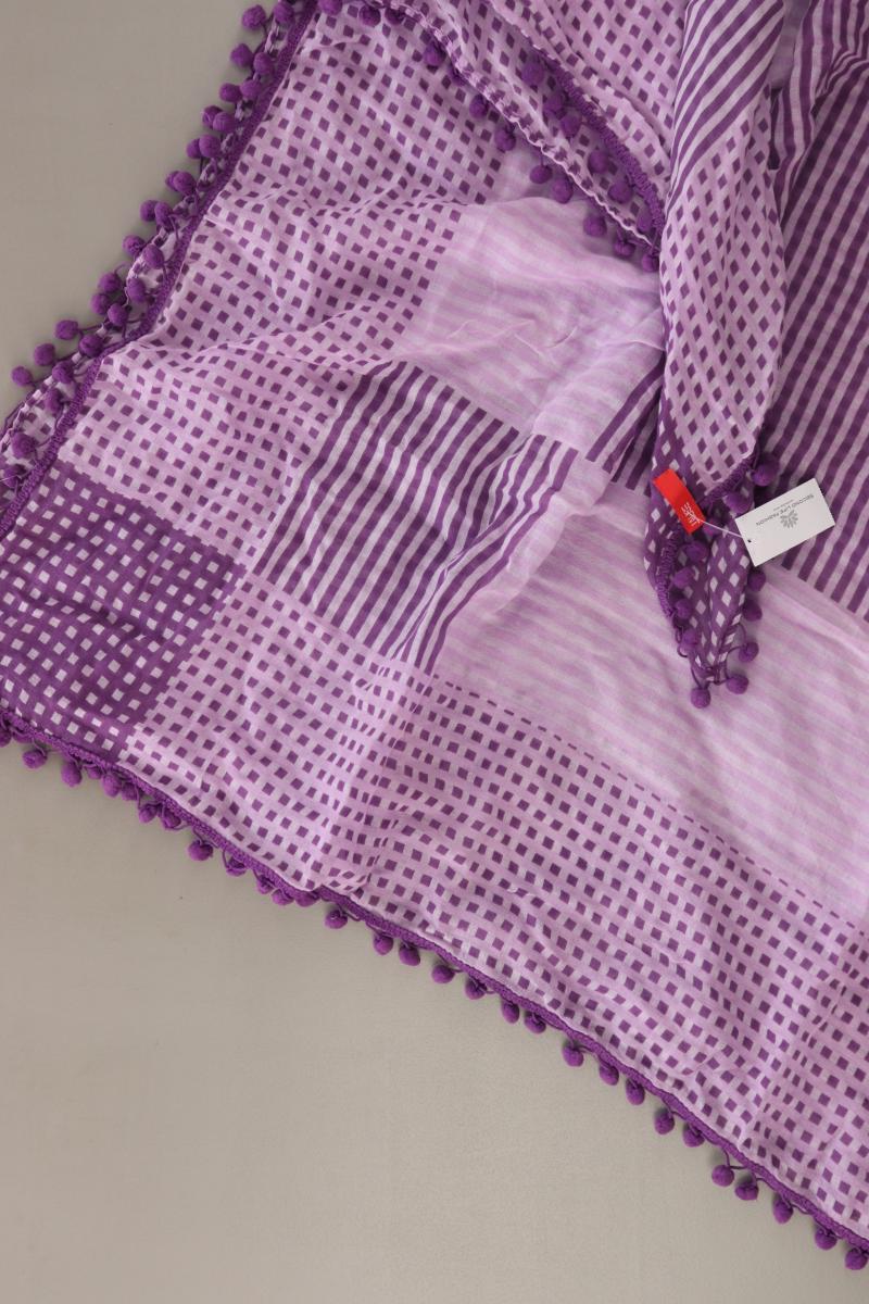 Esprit Tuch mit Rautenmuster lila