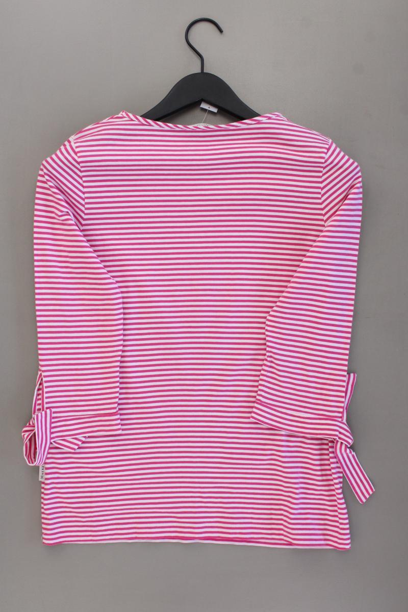 MAERZ München Ringelshirt Gr. 36 gestreift 3/4 Ärmel pink aus Baumwolle