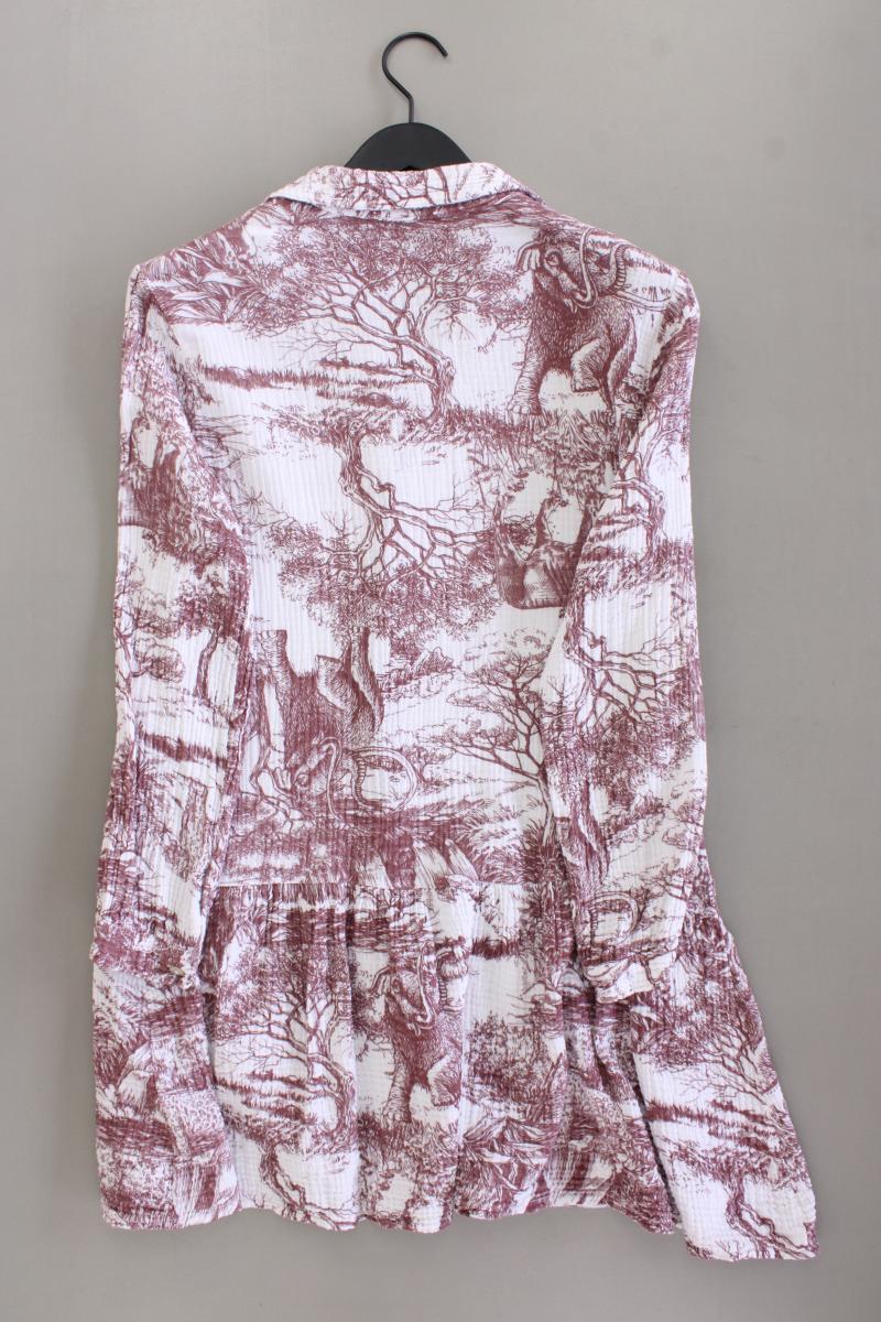 SassyClassy Musselin Kleid Gr. S Langarm rot aus Baumwolle