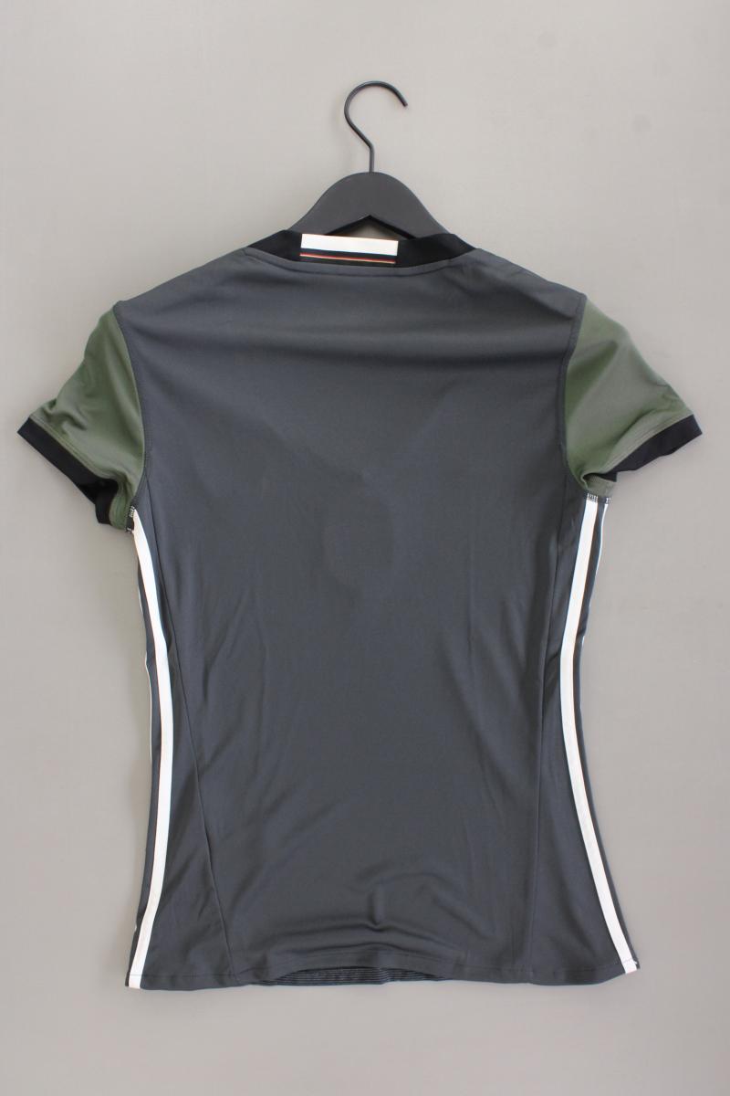 Adidas Sportshirt Gr. 34/36 Kurzarm grau aus Polyester