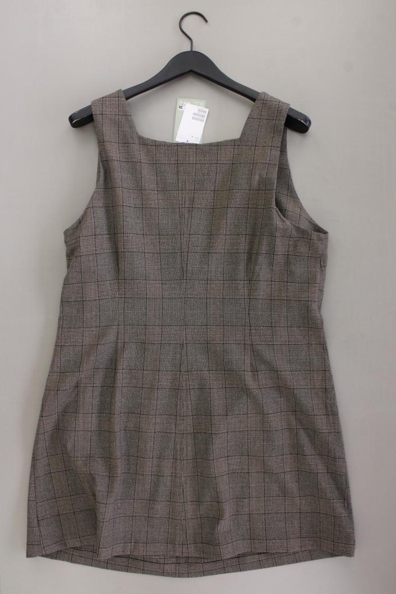 H&M Trägerkleid Gr. XL kariert neu mit Etikett braun aus Polyester