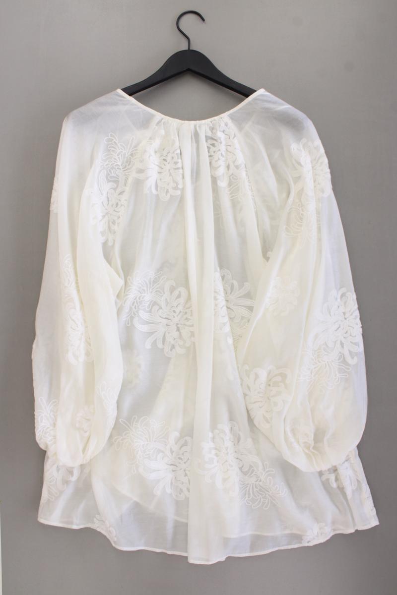 H&M Transparentes Oversize Kleid Gr. S neu mit Etikett Langarm creme