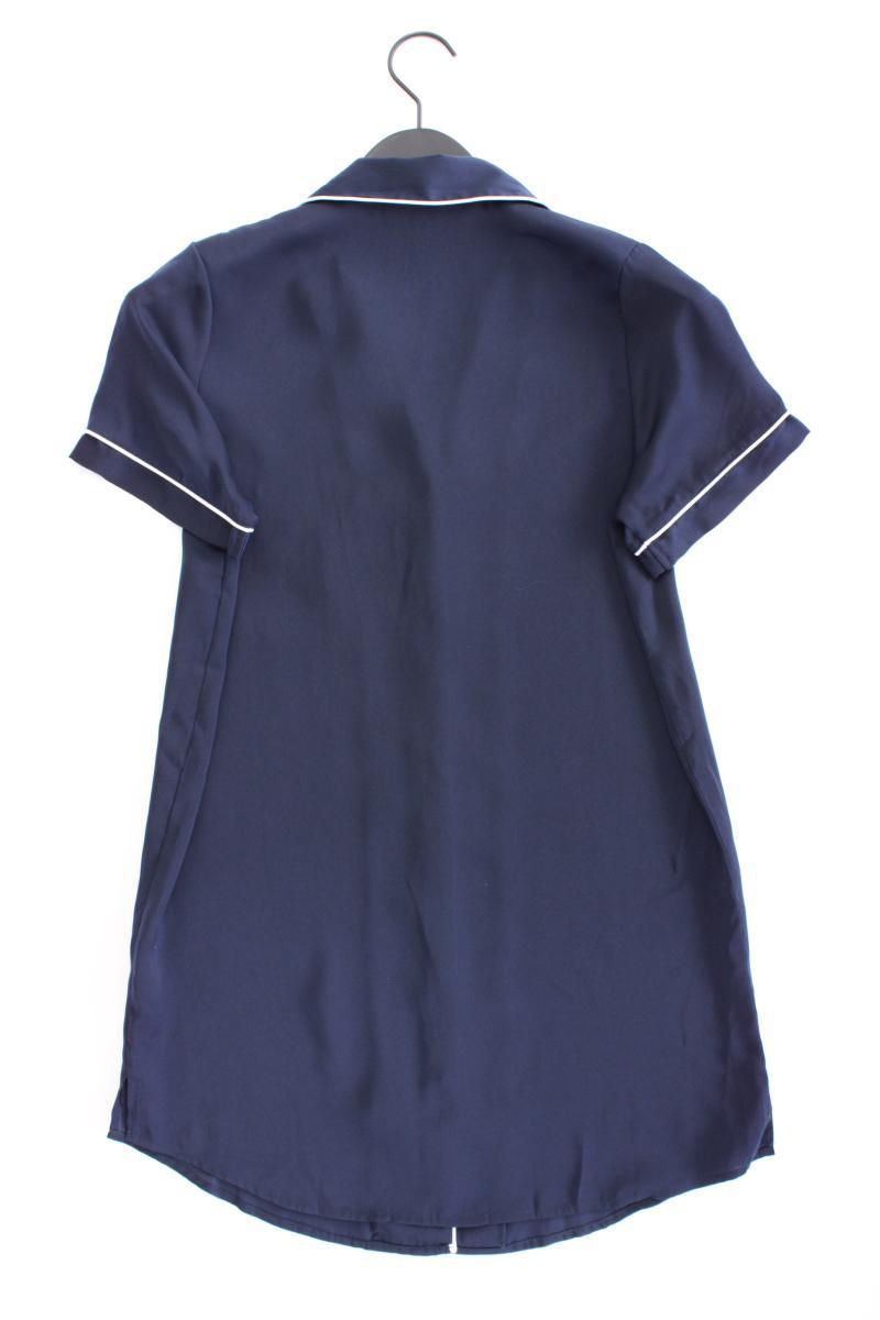 Anna Field Longbluse Gr. XS Kurzarm blau aus Polyester