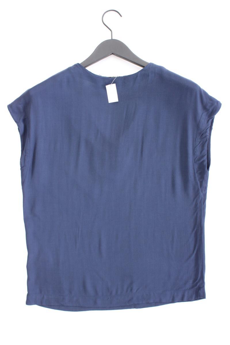 SISSY BOY Kurzarmbluse Gr. XS blau aus Viskose