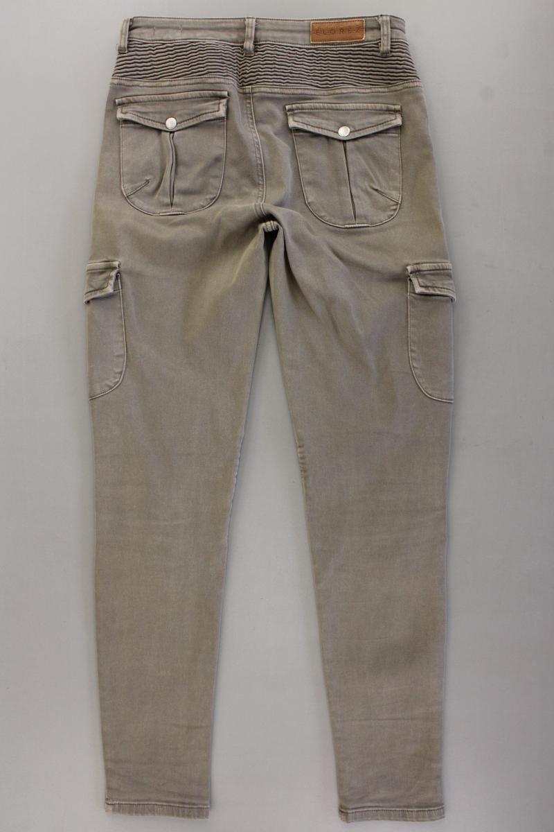 Florèz Straight Jeans Gr. W27 olivgrün aus Baumwolle