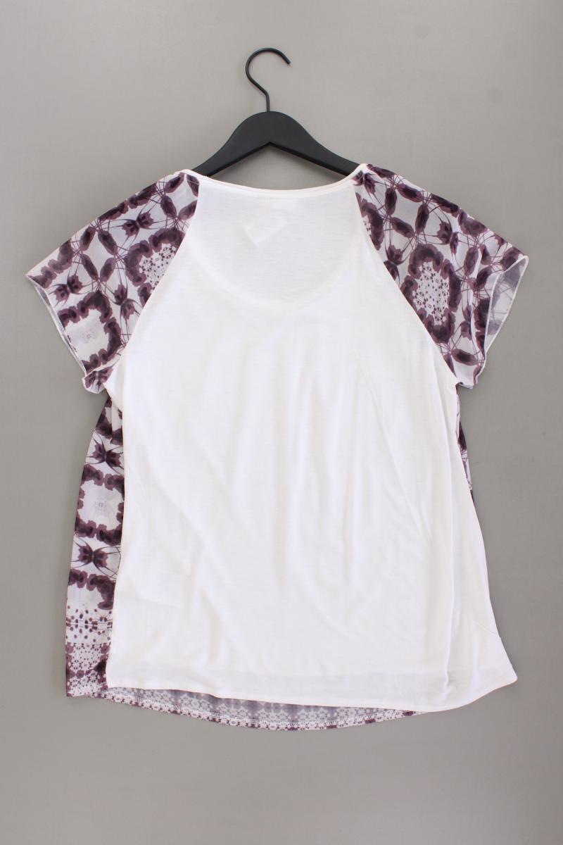Street One Kurzarmbluse Gr. 40 neuwertig lila aus Polyester
