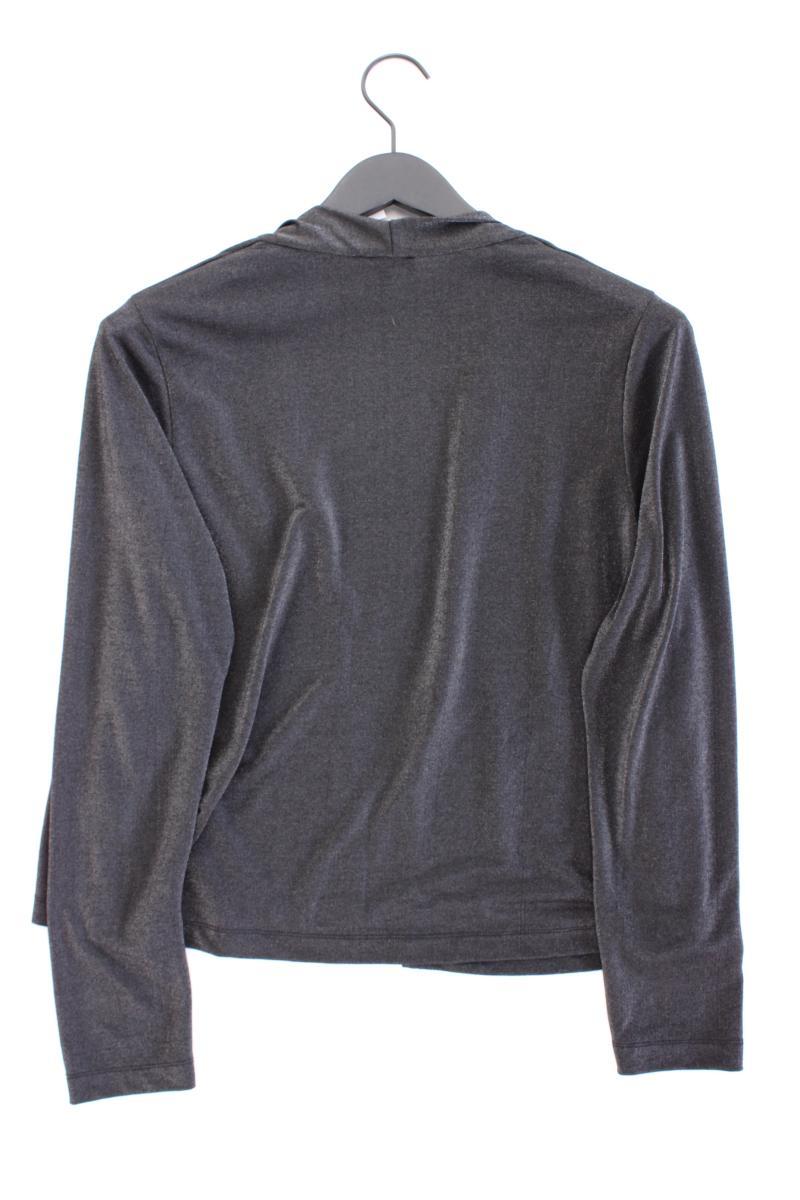 Street One Classic Cardigan Gr. 40 Langarm mit Glitzer silber