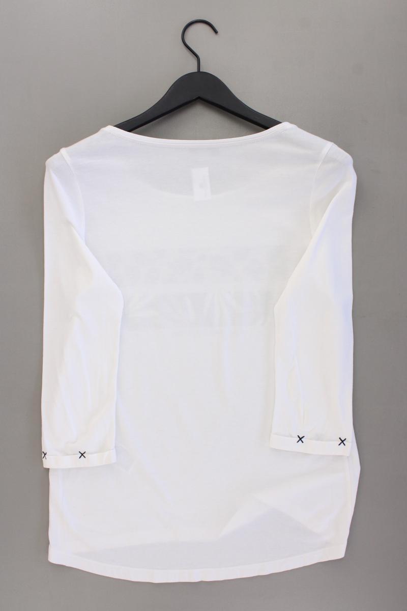 comma, Classic Shirt Gr. 38 3/4 Ärmel creme aus Baumwolle