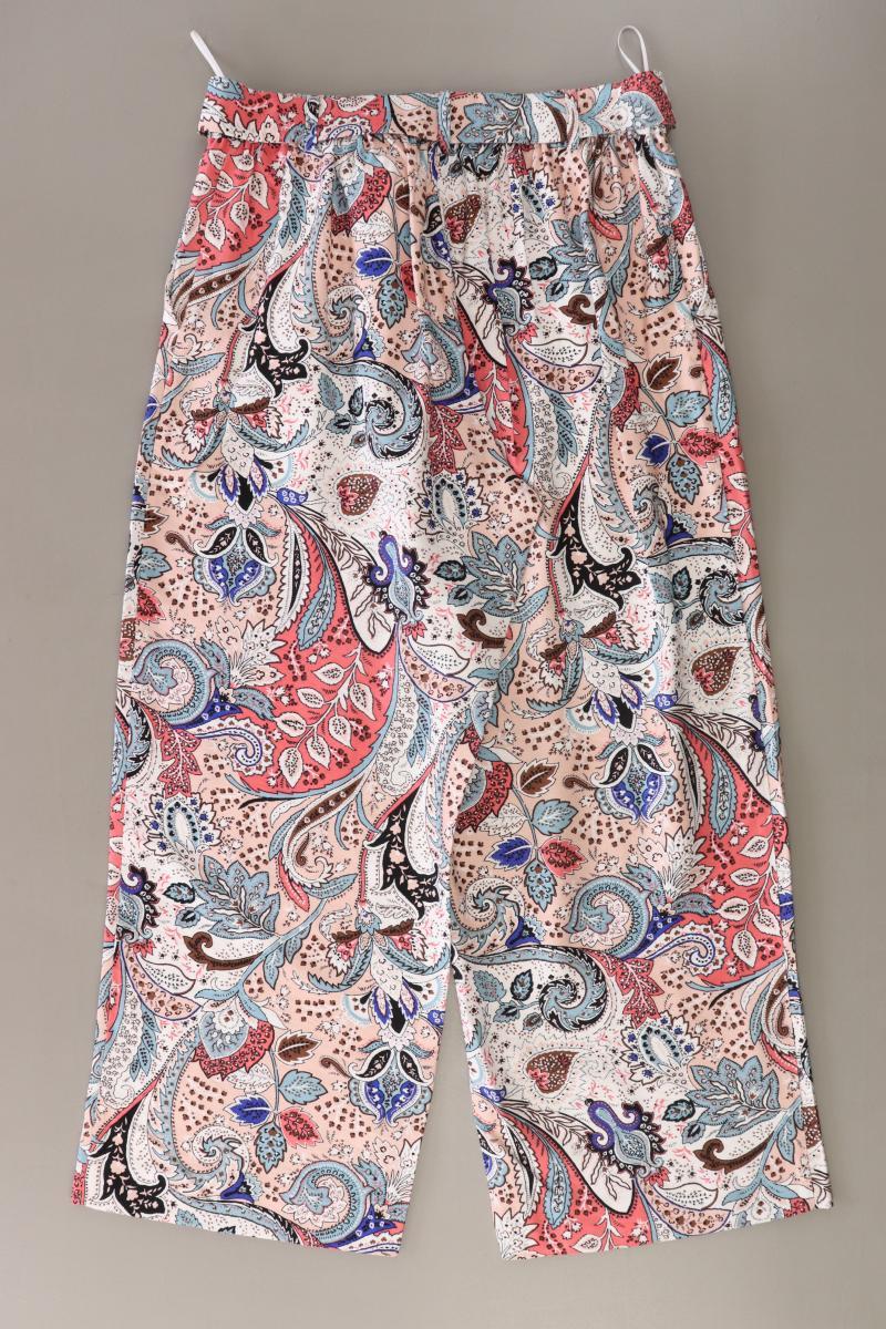 comma, 7/8 Hose Gr. 36 mit Paisleymuster neuwertig mit Gürtel mehrfarbig