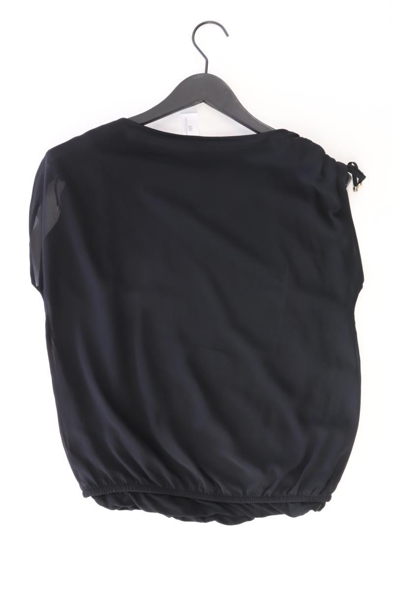 s.Oliver Black Label Chiffonbluse Gr. 34 Kurzarm schwarz aus Polyester
