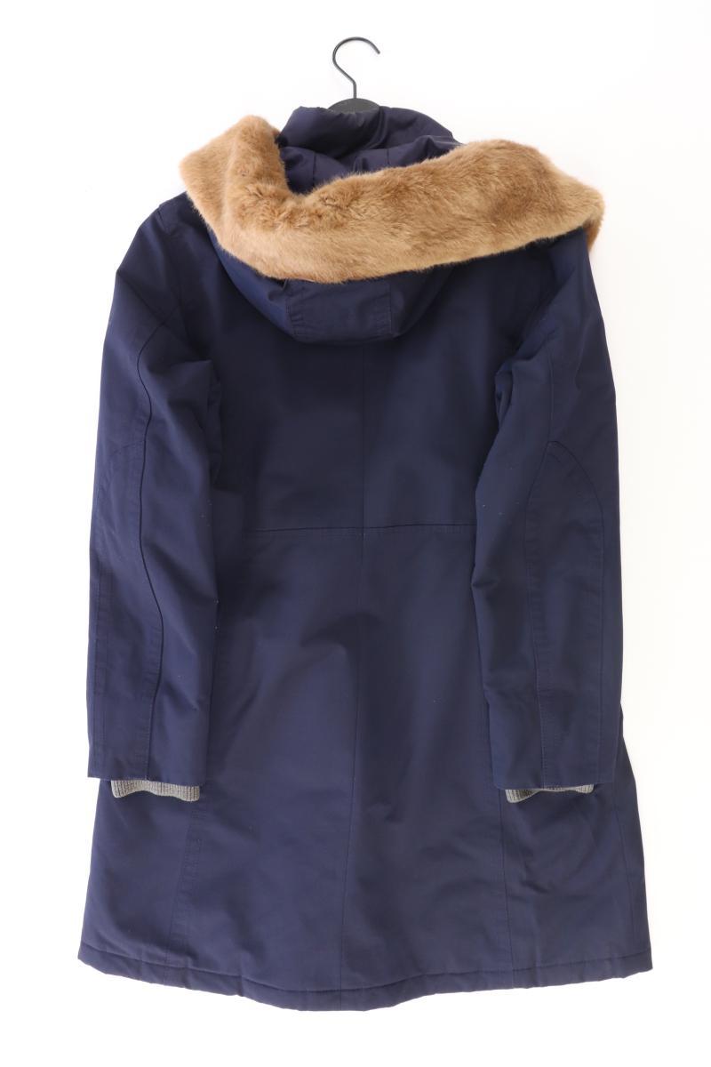 Marc O'Polo Wintermantel Gr. 42 blau aus Baumwolle