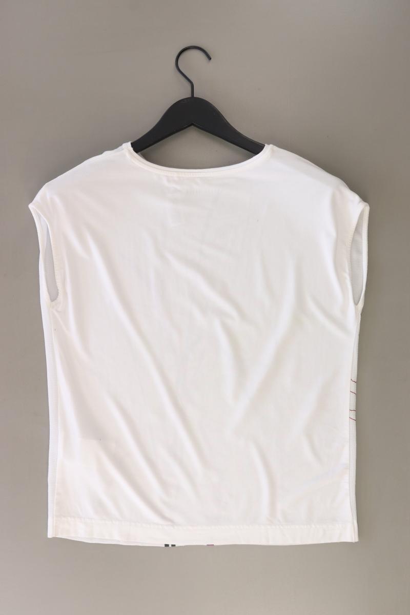 Gerry Weber Kurzarmbluse Gr. 36 weiß aus Viskose