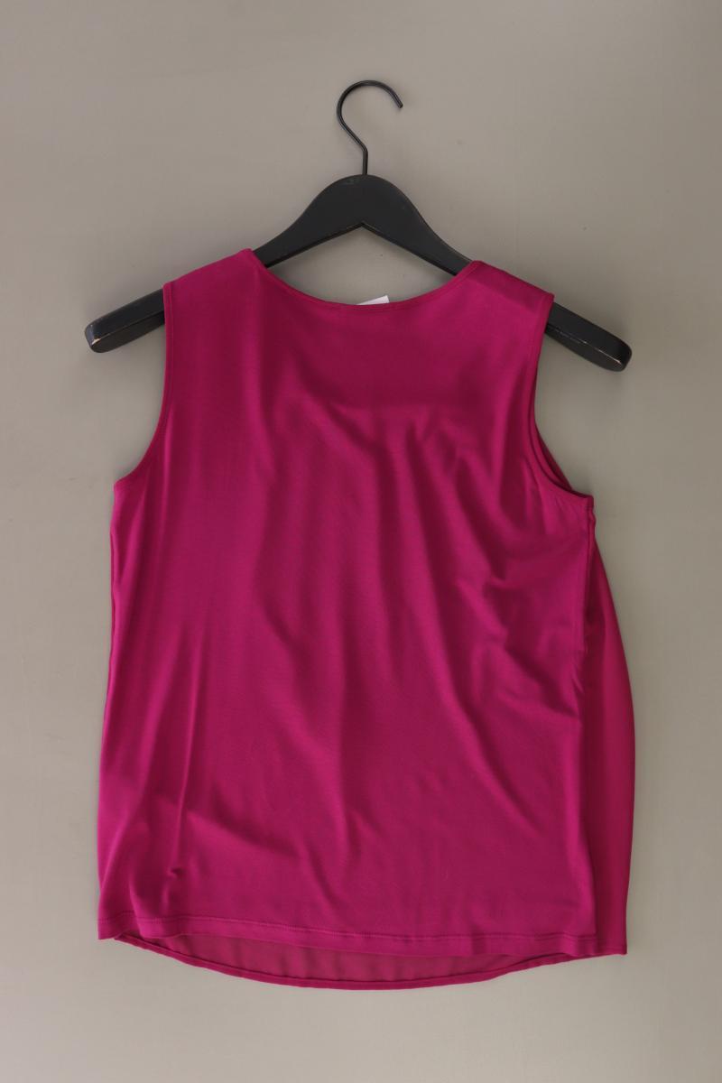 Zero Chiffonbluse Gr. 34 neuwertig Ärmellos lila aus Viskose