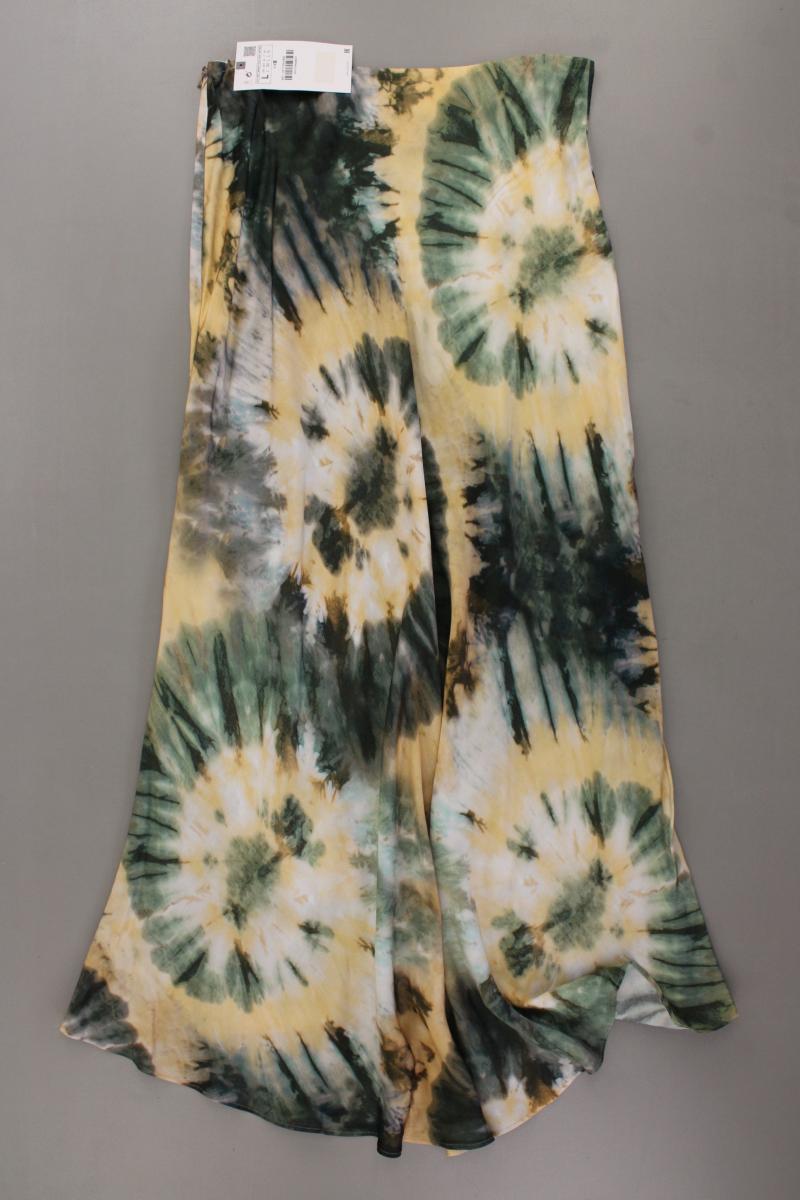 Zara Maxirock Gr. L mit Batikmuster neu mit Etikett mehrfarbig aus Viskose