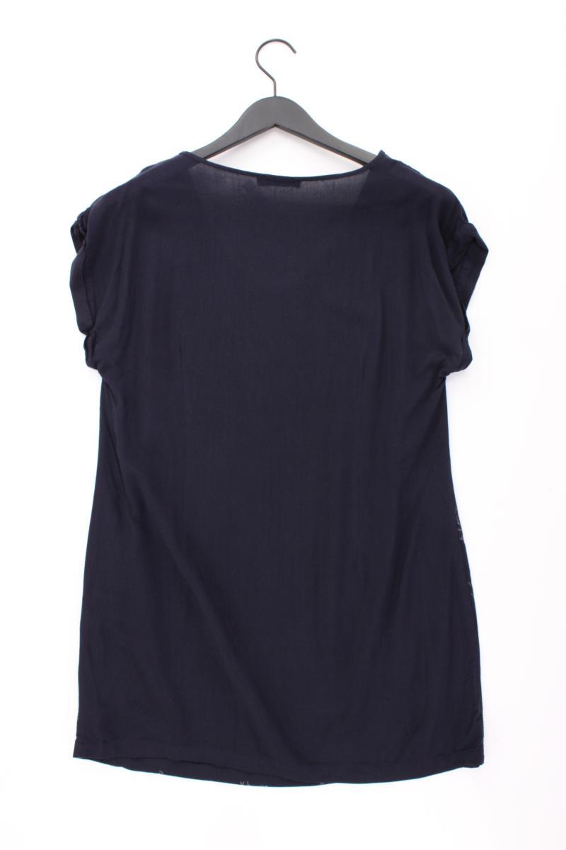 Zero Kurzes Kleid Gr. 42 Kurzarm blau aus Viskose