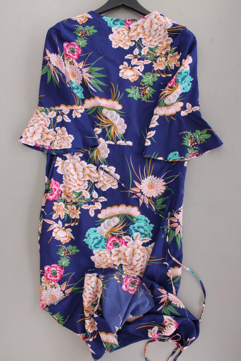 Parisian Maxikleid Gr. 42 mit Blumenmuster 3/4 Ärmel mehrfarbig aus Polyester