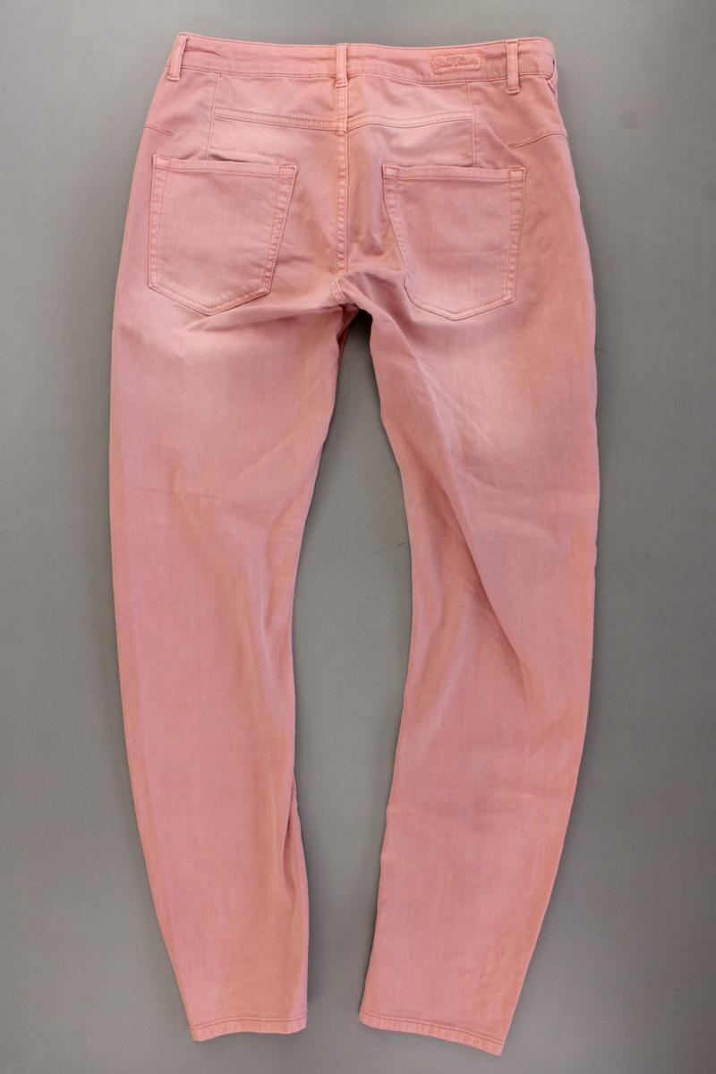 comma, Straight Jeans Gr. 40 rosa aus Baumwolle