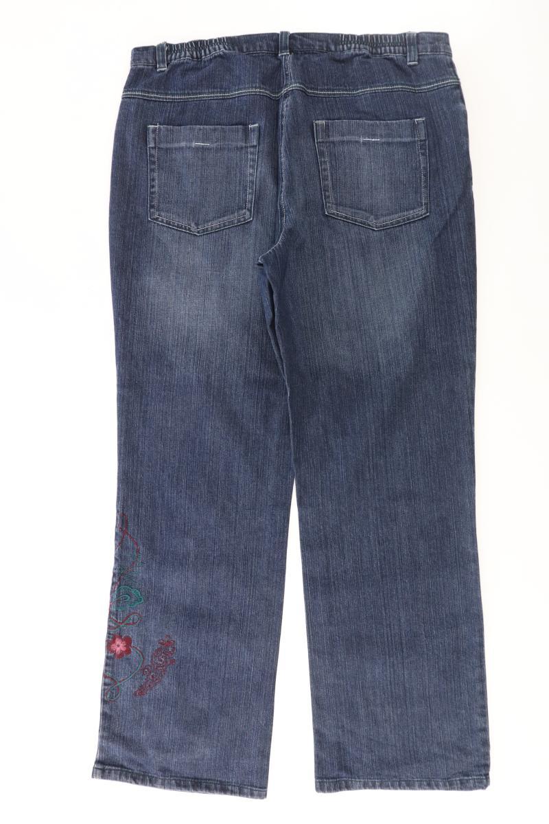 Ulla Popken Boot Cut Jeans Gr. 48 blau aus Baumwolle
